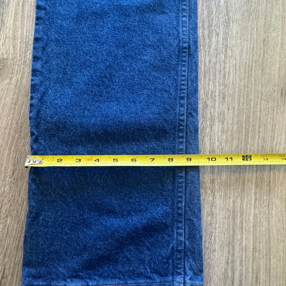 Wrangler 936PWD Mens Cowboy Cut Slim Fit Jeans‎ Blue Denim 42x34 High Rise